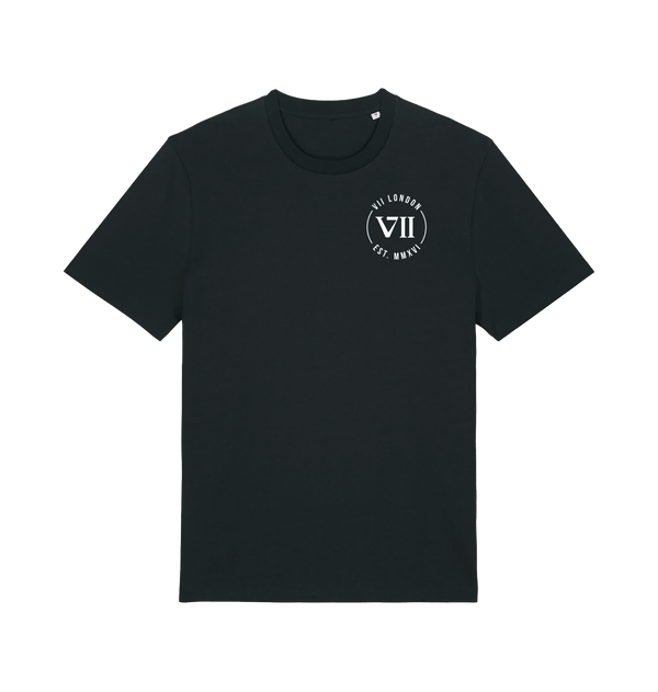 Black Printed T-shirt Front