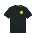 Black Printed T-shirt Front
