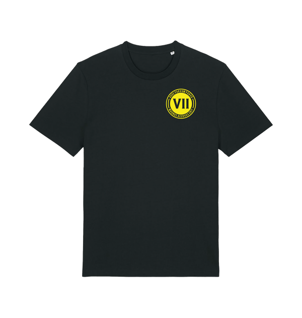 Black Printed T-shirt Front