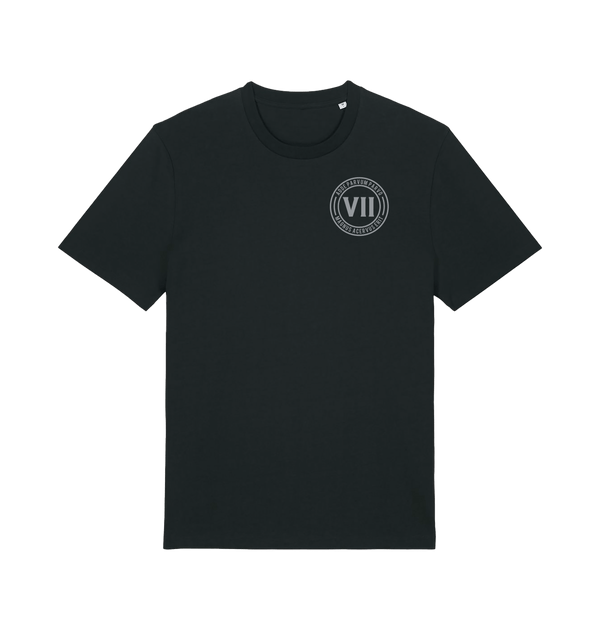 Black Printed T-shirt Front