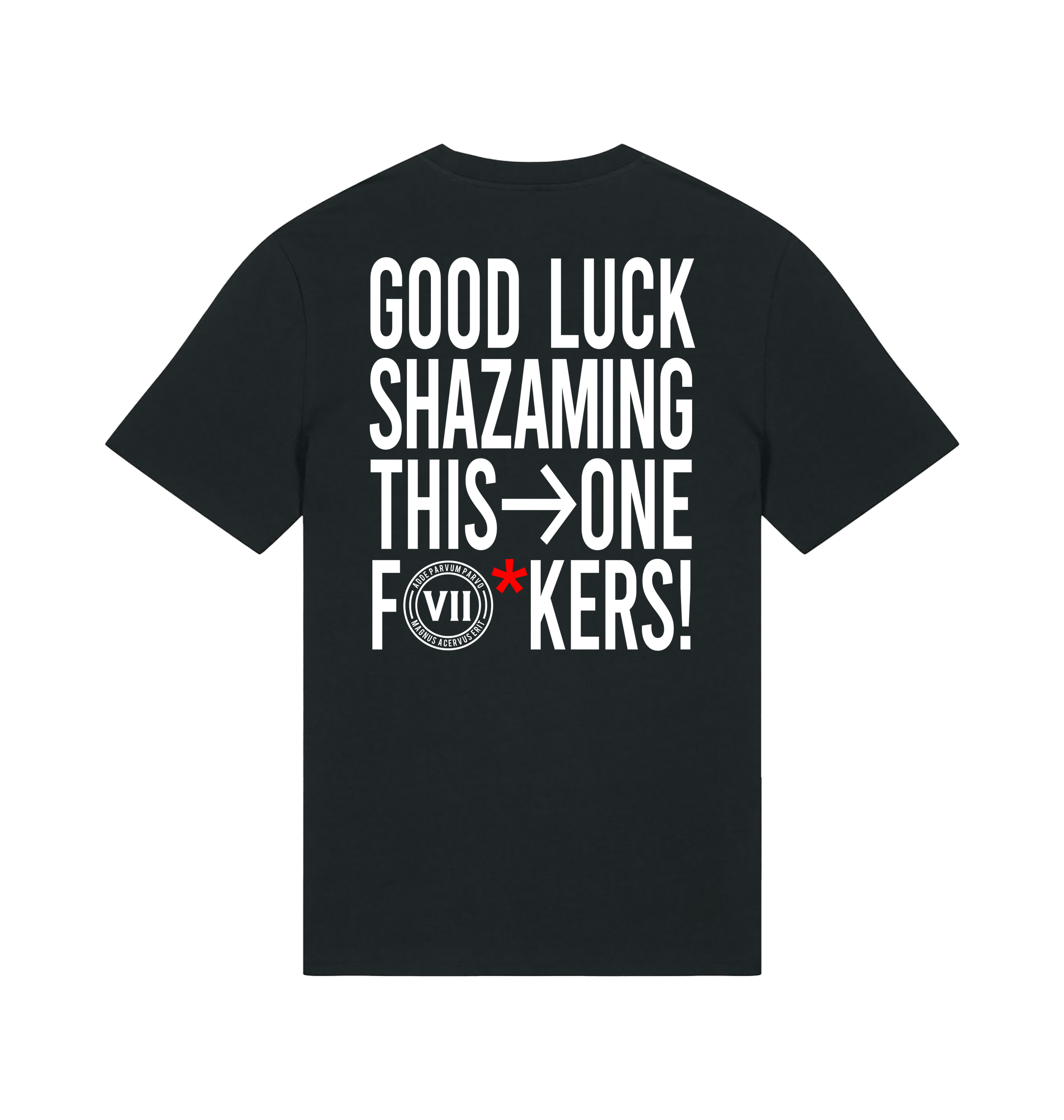 Black Printed T-shirt Back