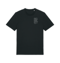 Black Printed T-shirt Front