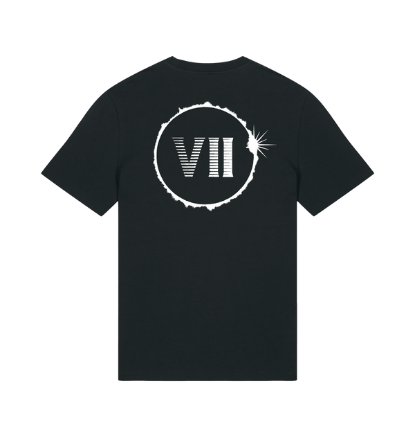 Black Printed T-shirt Back
