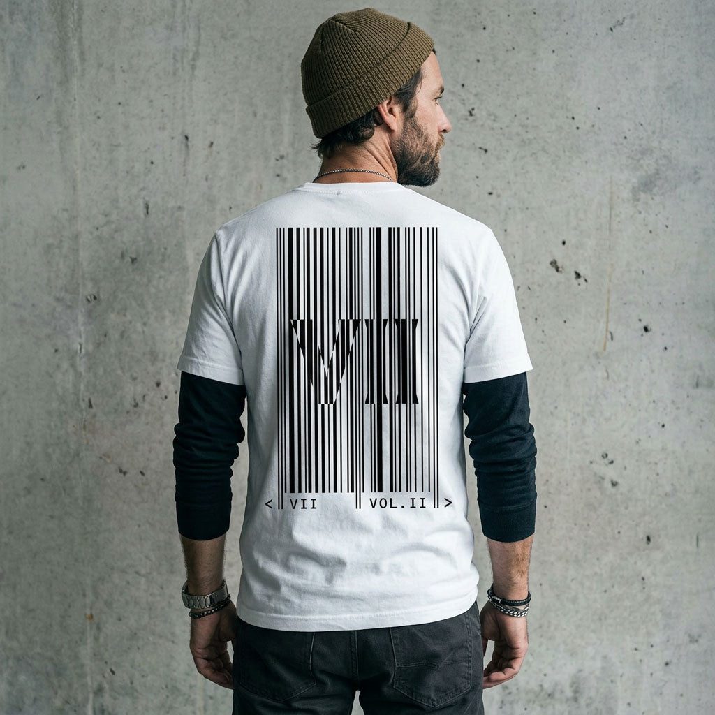 VII Crew volume II album unisex t shirt in white