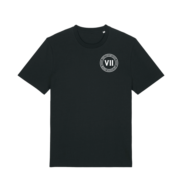 Black Printed T-shirt Front