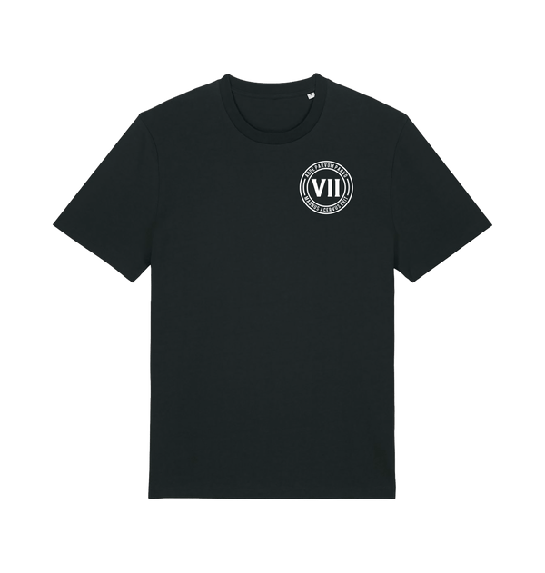 Black Printed T-shirt Front
