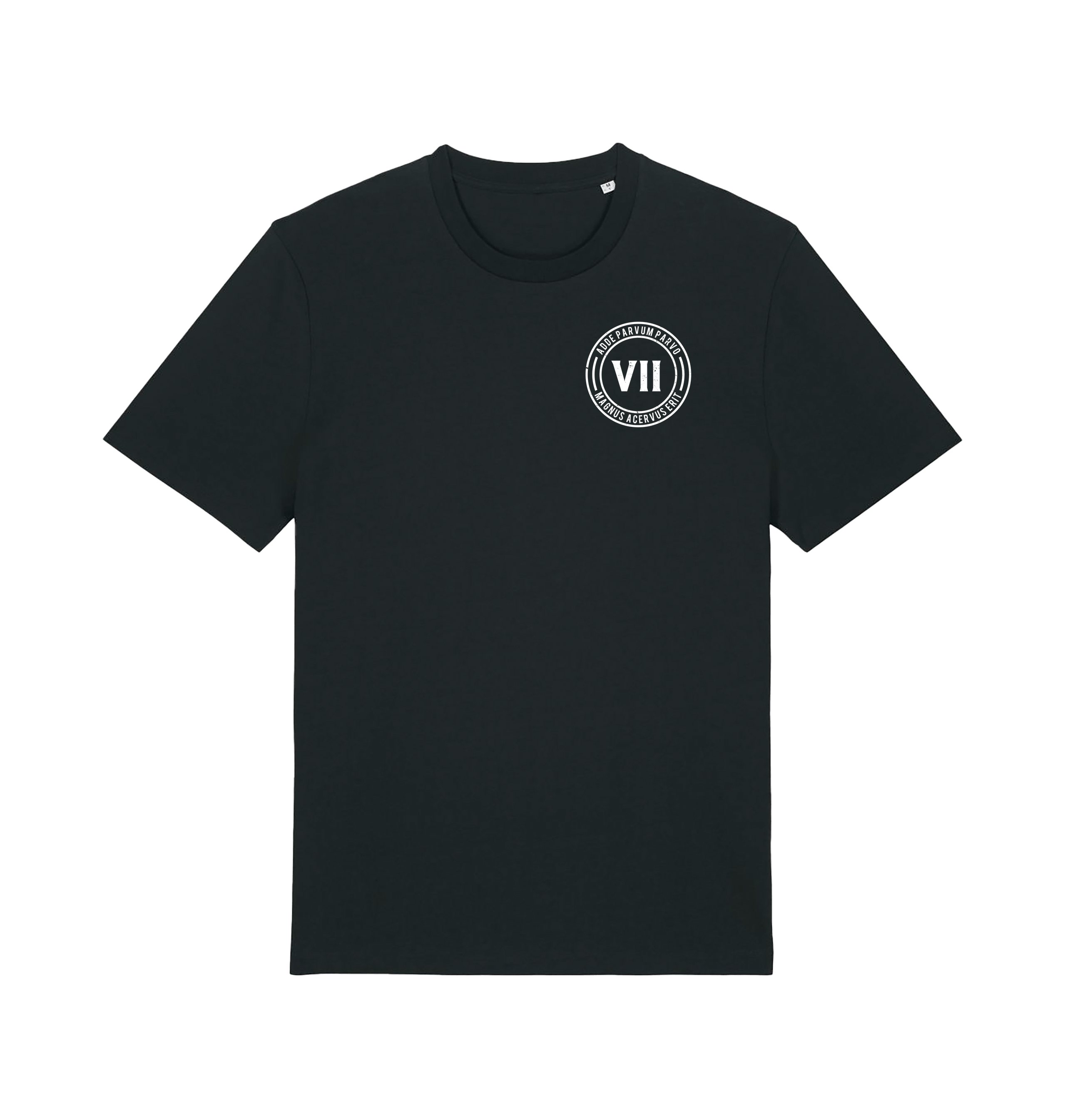 Black Printed T-shirt Front